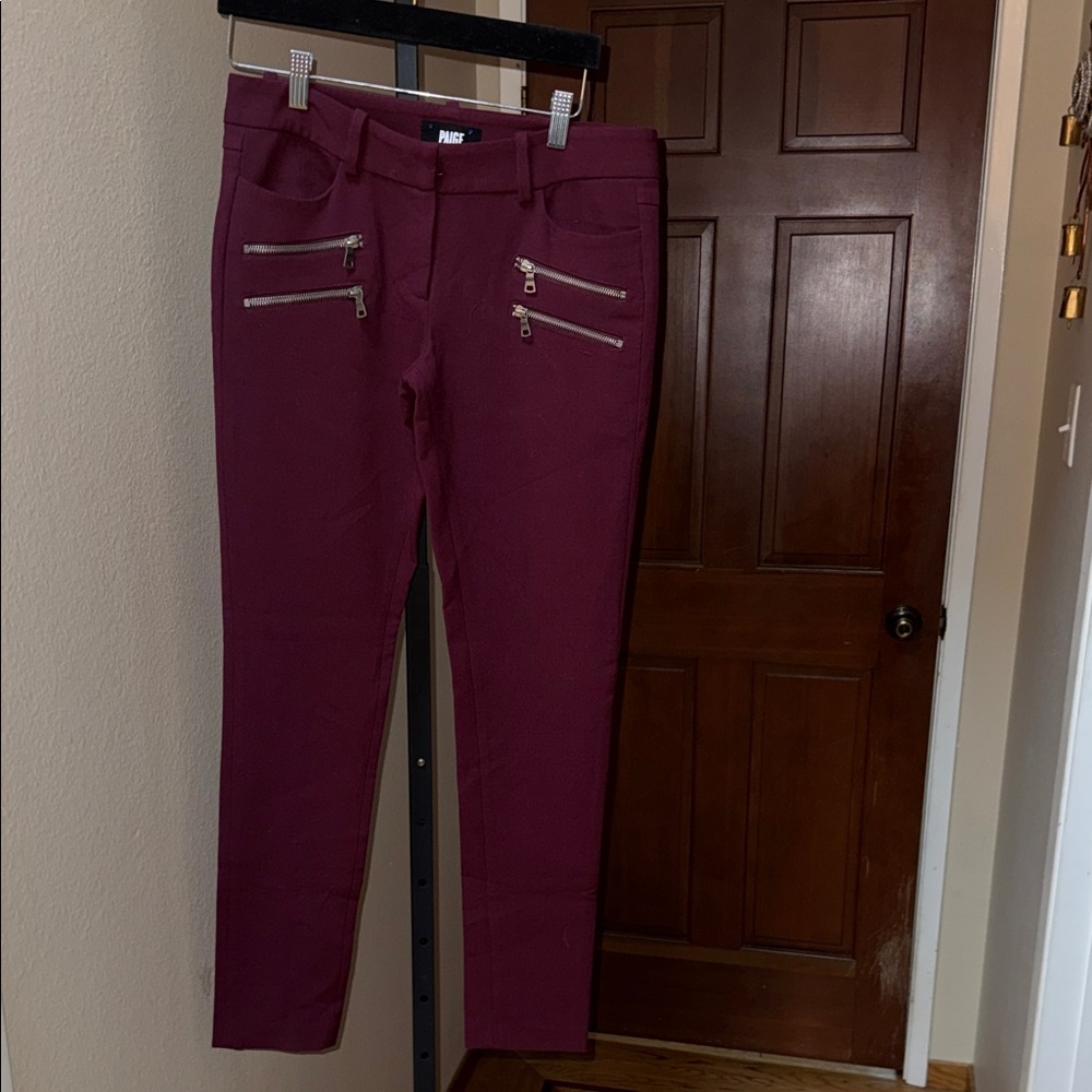 Paige Boudreaux Edgemont Extra Skinny Jeans with Zipper Accents Women’s Size 6
